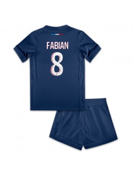 Detské Futbalové oblečenie Paris Saint-Germain Fabian Ruiz #8 2024-25 Krátky Rukáv - Domáci (+ trenírky)